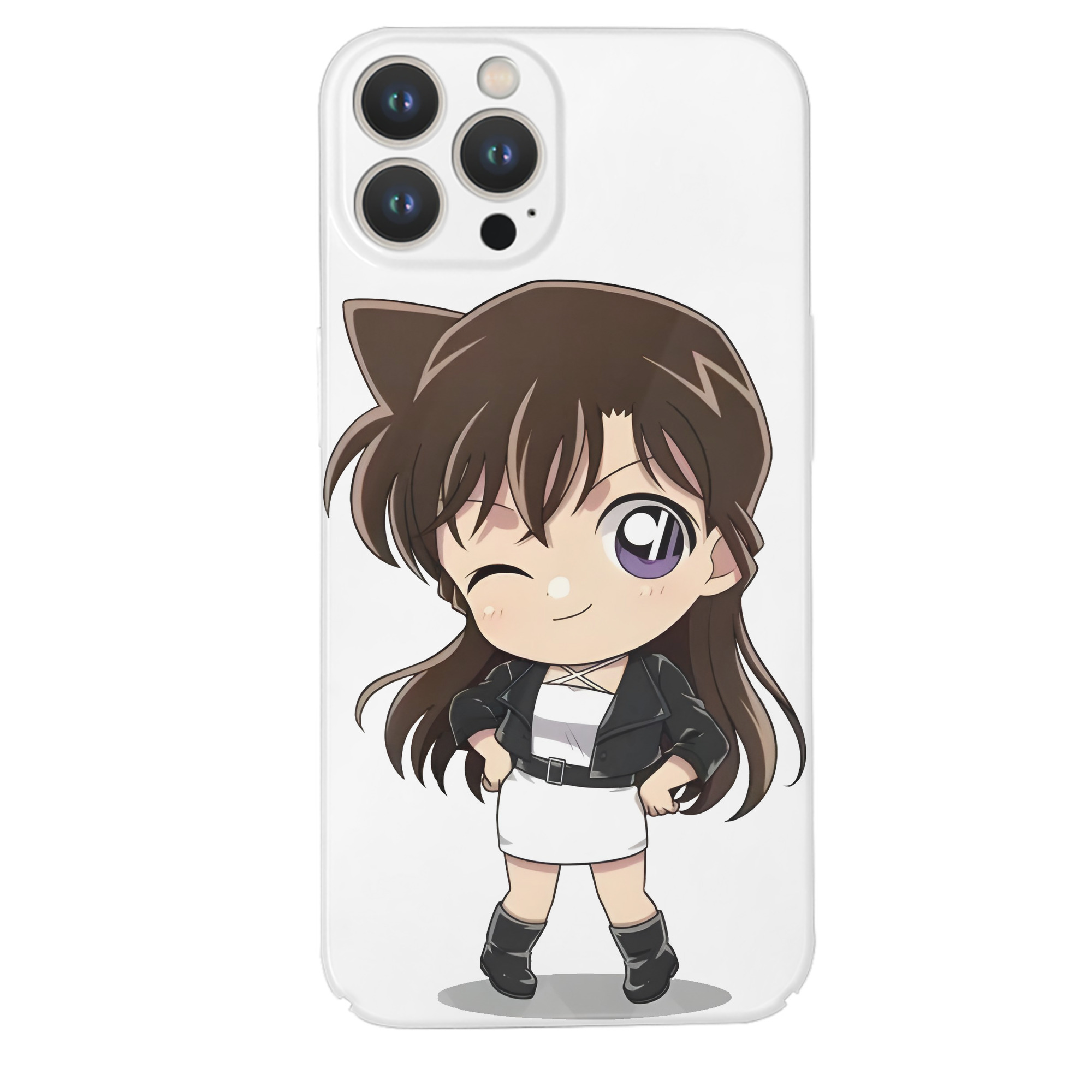 （画像用） 名探偵コナン 毛利 蘭 もうり らん、モーリ ラン Detective Conan Rachel Moore 【iPhone 14シリーズ対応】ハードケース